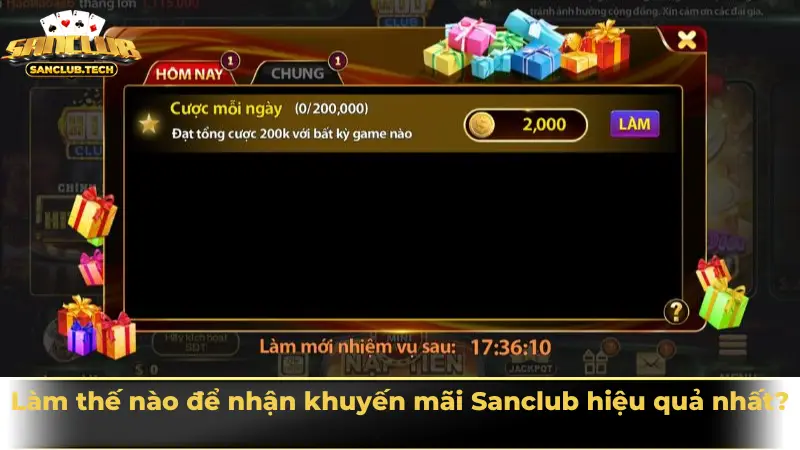 Làm thế nào để nhận khuyến mãi Sanclub hiệu quả nhất?